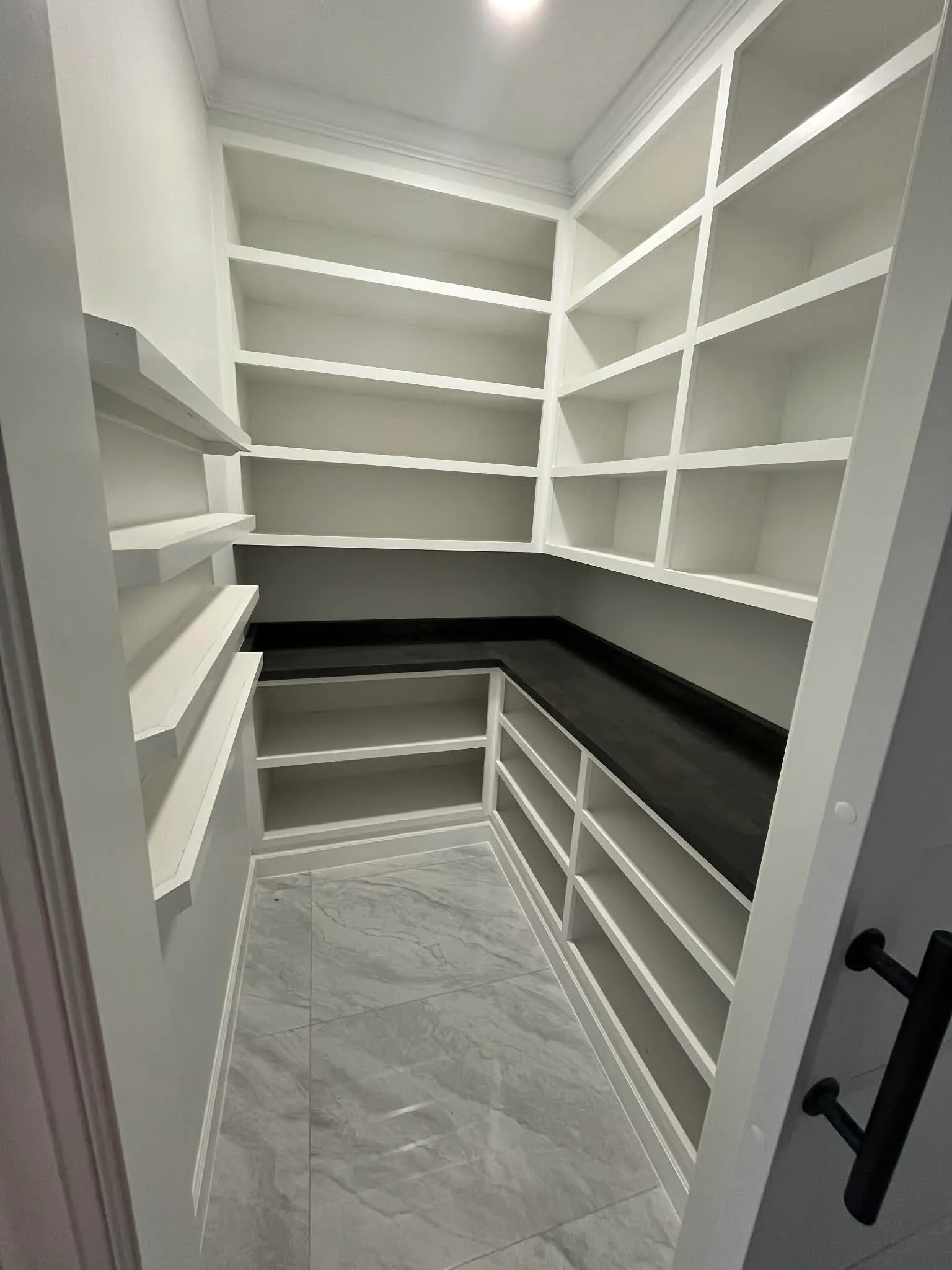 Closet cabinet remodel project